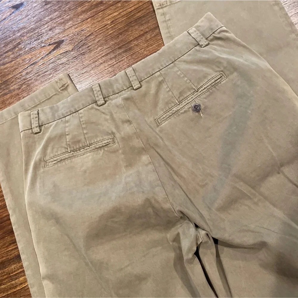 AG Archie Straight Pant 32x32 Green Relaxed Office Workwear Minimalist Trouser
